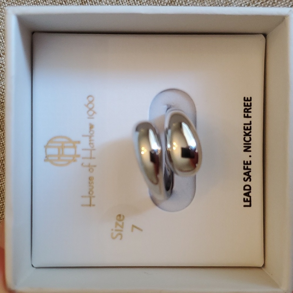 House of Harlow 1960 Women's Silver Ring Fashion Jewelry Size: 7